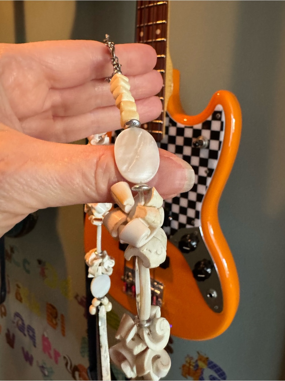 MOP Shell Inlay Necklace - Picture 14 of 16